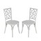 Flash Furniture Brooklyn Commercial Grade White Solid Wood Stackable Dining Chair with Intricate Back Detail, 2PK 2-ZH-8100-5-WHT-GG - alternate 1